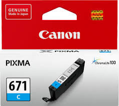 Canon CL671C Genuine Cyan Ink Cartridge