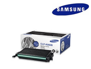 Samsung  CLP-K660B genuine black laser cartridge - 5500 page yield