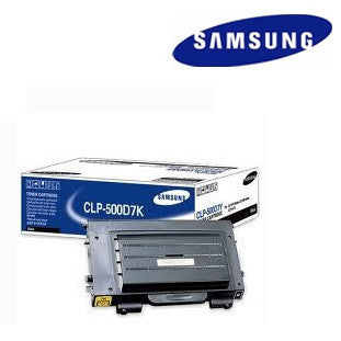 Samsung  CLP500D7K  genuine black laser cartridge - up to 7000 page yield