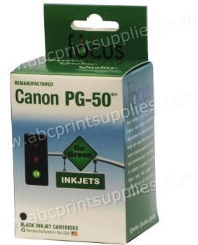 Canon PG50 Black Ink Cartridge Remanufactured (Recycled)
