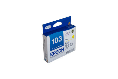 Epson T1034 (103N) Genuine H/Y Yellow Ink Cartridge - 815 pages