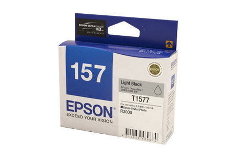 Epson T1577 Genuine Light Black Ink Cartridge