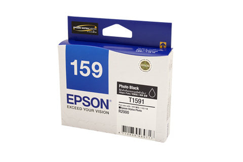 Epson T1591 Genuine Photo Black Ink Cartridge