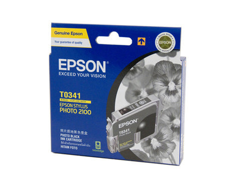 Epson T0341 Genuine Photo Black Ink Cartridge - 628 pages