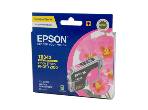 Epson T0343 Genuine Magenta Ink Cartridge - 440 pages