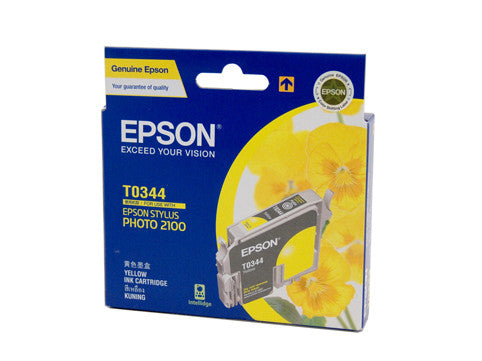 Epson T0344 Genuine Yellow Ink Cartridge - 440 pages
