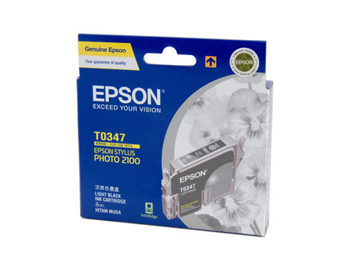 Epson T0347 Genuine Light Black Ink Cartridge - 440 pages