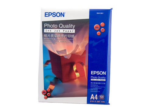 Epson Photo Quality Paper A4 100 Sheets 102gsm