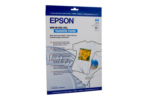 Epson Iron on Transfers A4 10 Sheets 124gsm