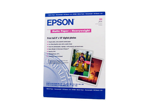 Epson Matte Paper A4 50 Sheets 167gsm