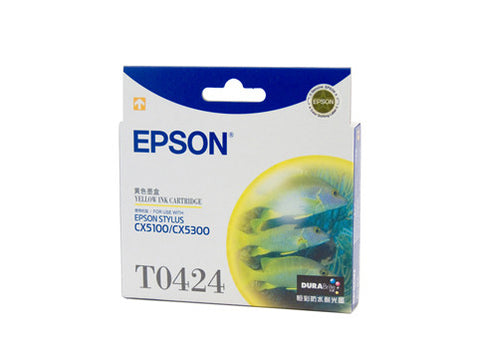 Epson T0424 Genuine Yellow Ink Cartridge - 420 pages