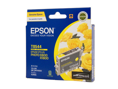Epson T0544 Genuine Yellow Ink Cartridge - 440 pages