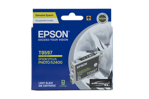 Epson T0597 Genuine Light Black Cartridge - 450 pages