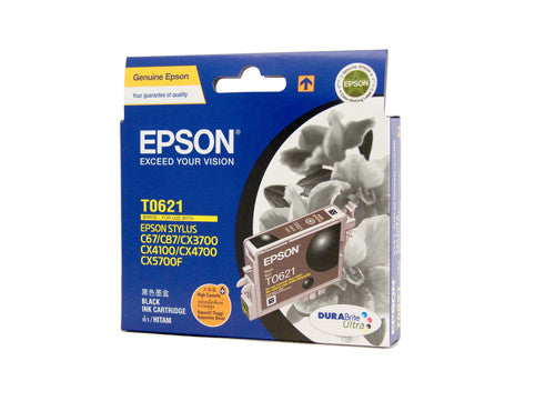Epson T0621 High Yield Black Ink Cartridge - 450 pages