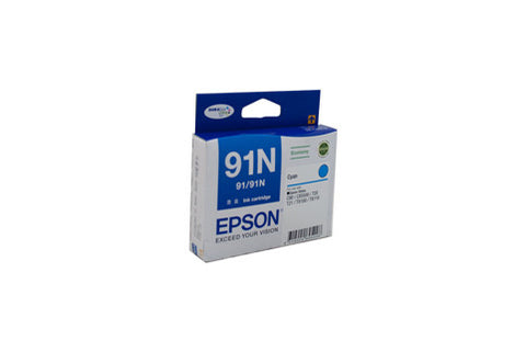 Epson T1072 (91N)  Genuine Cyan Ink Cartridge - 215 pages