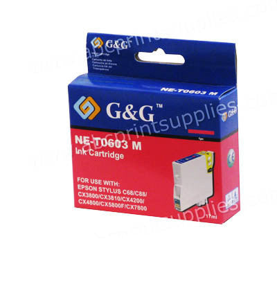 Epson T0603 Magenta Ink Cartridge Compatible