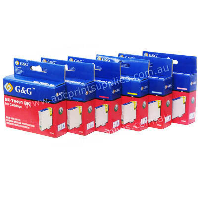 HP 02 REM Ink Cartridge Bundle (6) Remanufactured (Recycled)