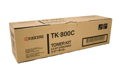 Kyocera TK-800C Genuine Cyan Toner Cartridge