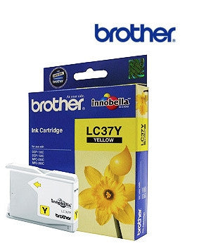 Brother LC37Y printer cartridge for  DCP135C, DCP150C, MF260C, MFC235C printers