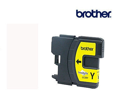 Brother LC38Y Genuine Yellow Ink Cartridge