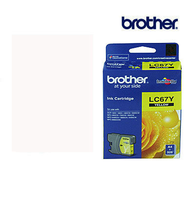 Brother LC67Y Genuine Yellow Ink Cartridge