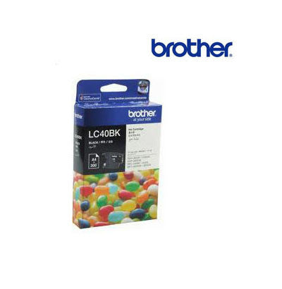 Brother LC40BK genuine printer cartridge for DCP-J525W, J525DW