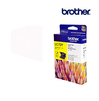 Brother LC73Y  Genuine Yellow Ink Cartridge