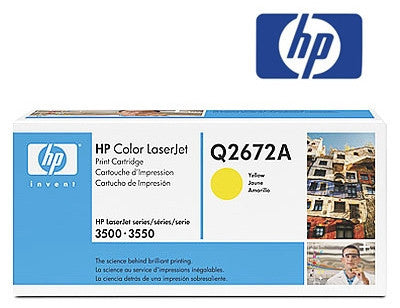 HP Q2672A Genuine Yellow Laser Toner Cartridge