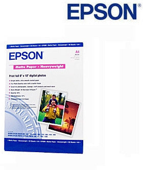 Epson C13S041263, S041263 A3 sheets matte paper X 50 sheets plus 329 x 483mm sheets