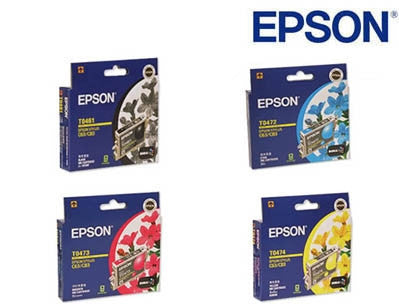 Epson C13T046190, C13T046290, C13T046390, C13T046490 genuine printer cartridge