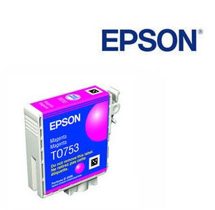 Epson T0753 Magenta Ink Cartridge Genuine