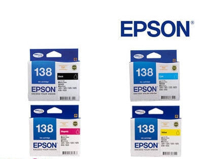 Epson Workforce 630 Genuine  High Capacity BCMY Bundle  Ink Cartridges