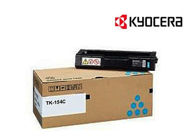 Kyocera TK-154C Genuine Cyan  Laser Cartridge
