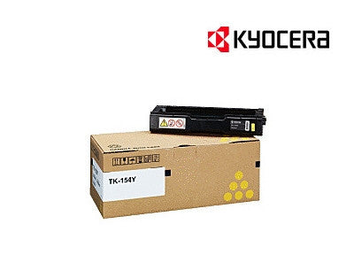 Kyocera TK-154Y  Genuine Yellow Laser Cartridge