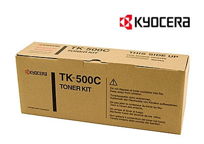 Kyocera TK-500C Genuine Cyan Laser Cartridge