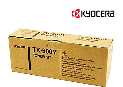 Kyocera TK-500Y Genuine Yellow Laser Cartridge