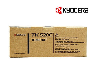 Kyocera TK-520C Genuine Cyan Laser Cartridge