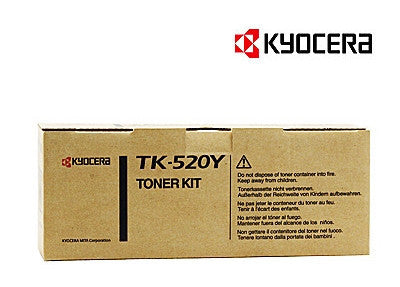 Kyocera TK-520Y Genuine Yellow Laser Cartridge