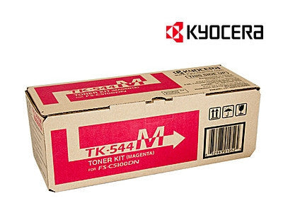 Kyocera TK-544M Genuine Magenta Laser Cartridge