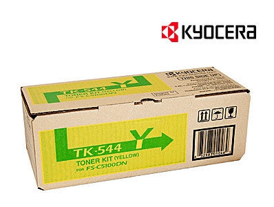 Kyocera TK-544Y Genuine Yellow Laser Cartridge