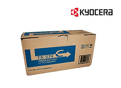 Kyocera TK-574C Genuine Cyan Toner Cartridge