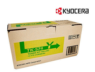 Kyocera TK-574Y Genuine Yellow Toner Cartridge