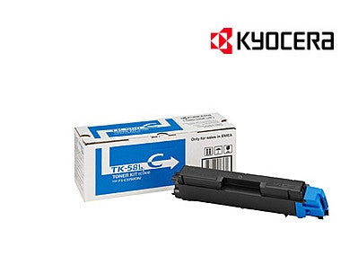 Kyocera TK-584C Genuine Cyan Laser Cartridge
