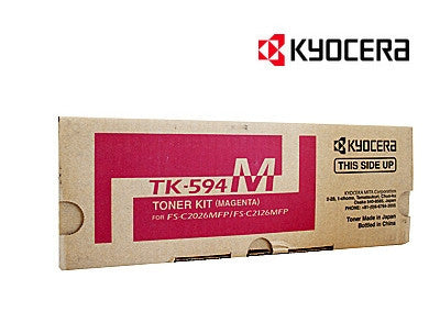 Kyocera TK-594M Genuine Magenta Laser Cartridge