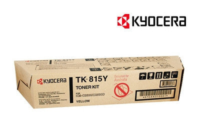 Kyocera TK-815Y Genuine Yellow Toner Cartridge