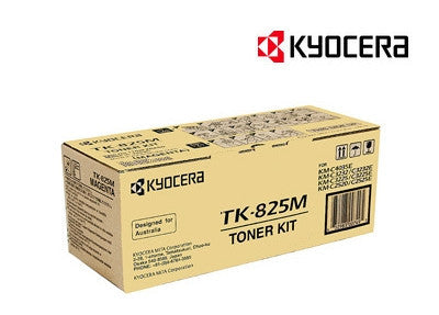 Kyocera TK-825M Genuine Magenta Copier Toner Cartridge