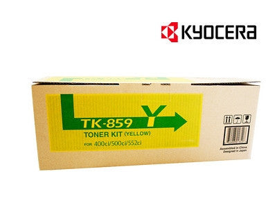 Kyocera TK-859Y Genuine Yellow Toner Cartridge