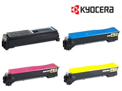 Kyocera TK-899 Genuine B,C,M,Y Bundle Toner Cartridges