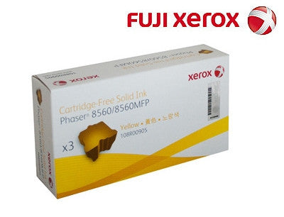 Xerox 108R00905 Genuine 3 Pack Yellow Ink Sticks