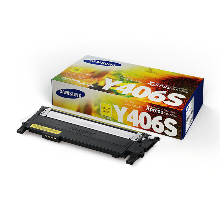 Samsung CLT-Y406S   Yellow Toner - 1,000 pages